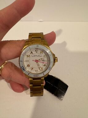 Marc by Marc Jacobs Gold Tone Bracelet Watch
